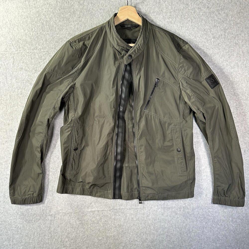 Belstaff Parkham Shell Jacket Medium IT 48 Olive